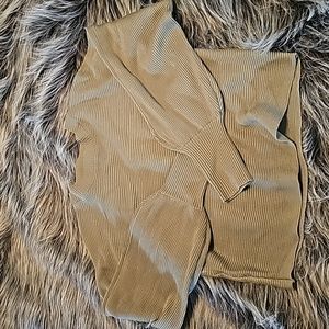 Olive green, Ling sleeve crop